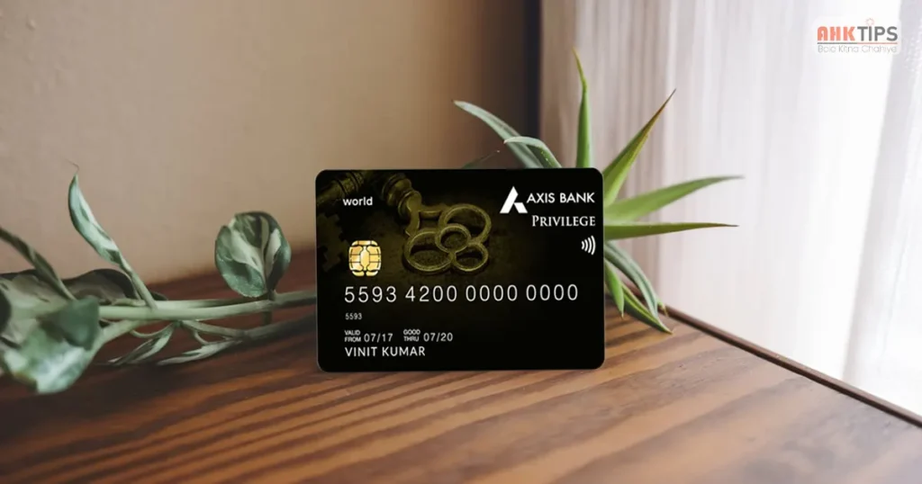 Axis Bank Privilege Credit Card 04