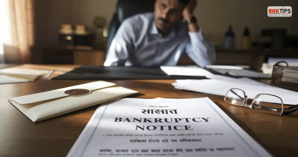 bankruptcy notice kya hai