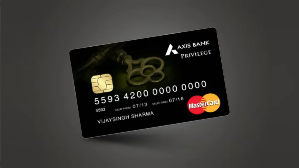 Axis Bank Privilege Credit Card Benefits and Charges