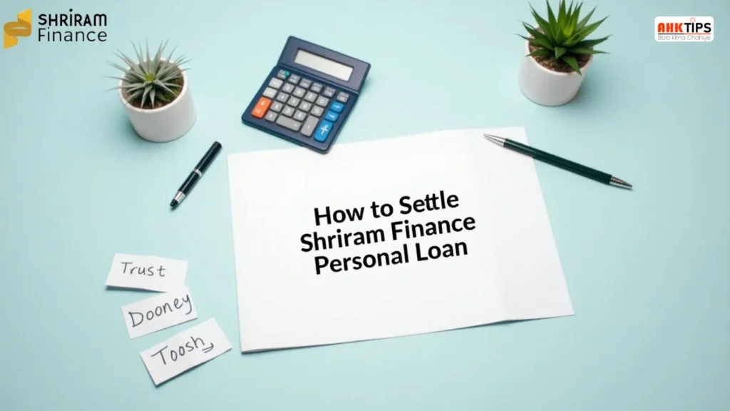 How to Settle Shriram Finance Personal Loan