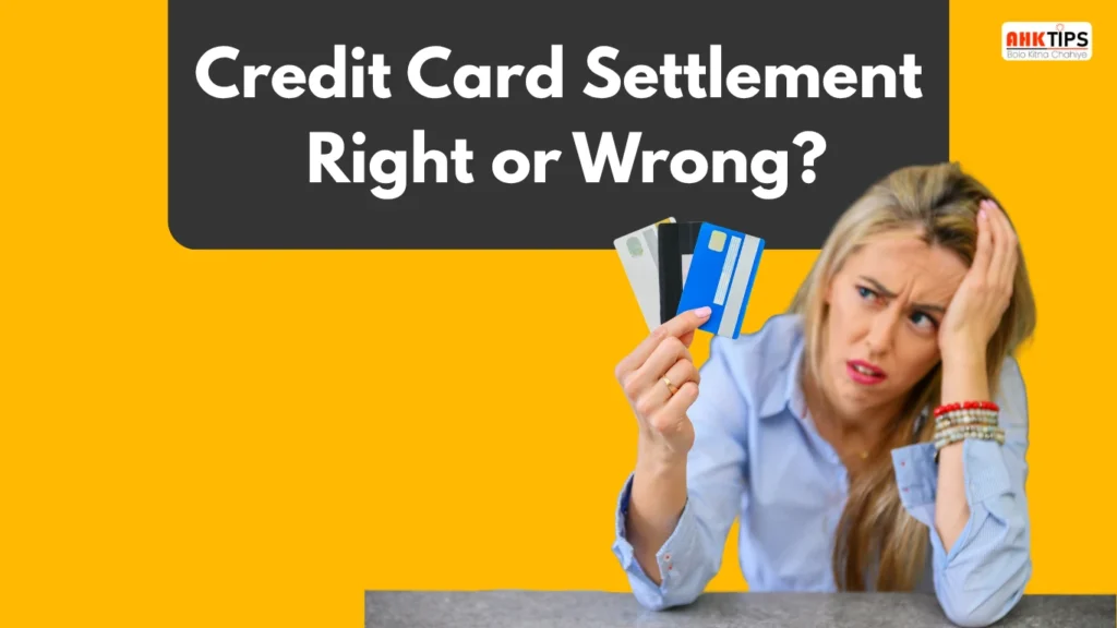 Is it right or wrong to do a Credit Card Settlement