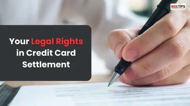 What are your legal rights during a credit card settlement